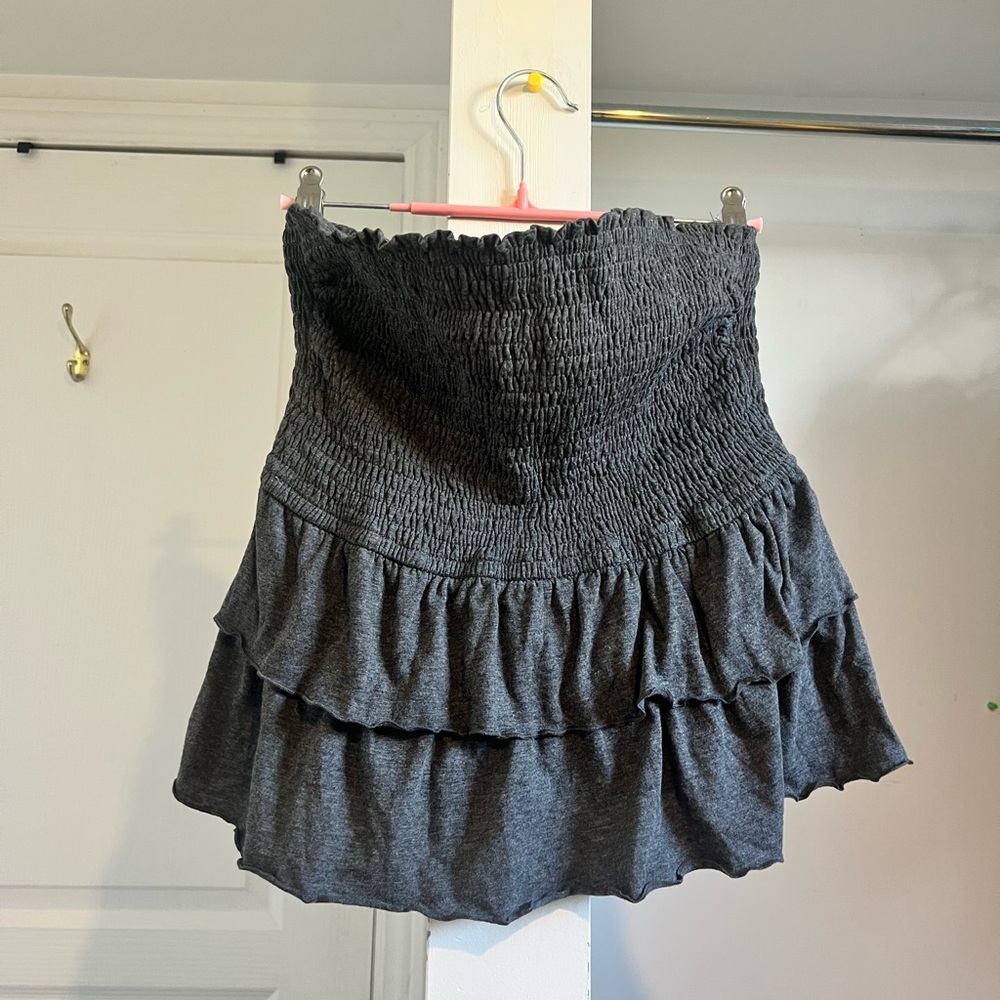 Elegant Gray Women's Skirt